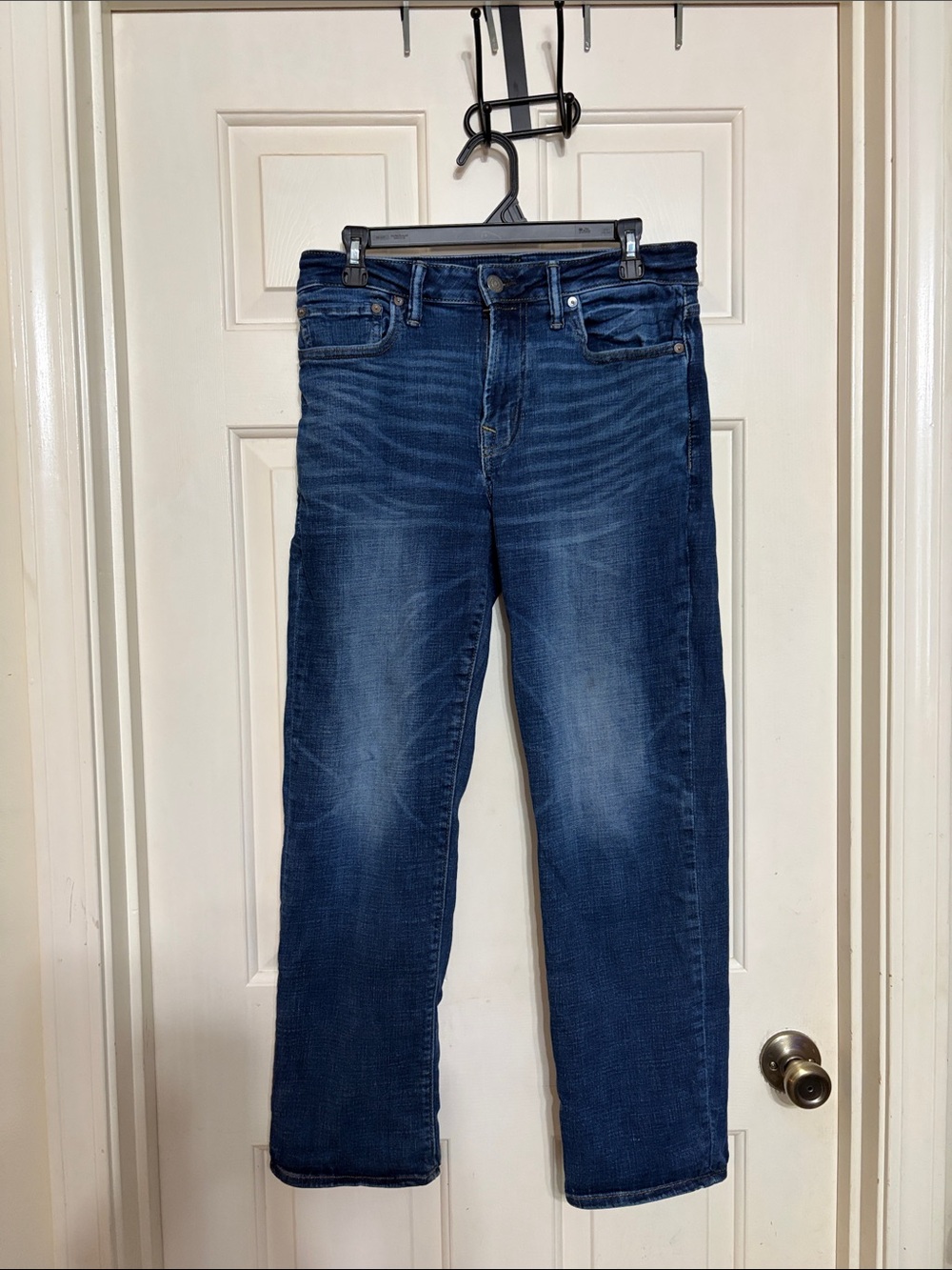 American Eagles Classic Men's Dark Blue Jeans - Comfortable Everyday Denim